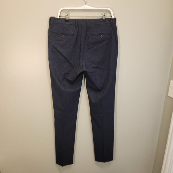 Bonobos Italian Stretch Wool Pants Comero Flexo Slim Cut Dark Navy - Size 34/34 - Picture 2 of 7
